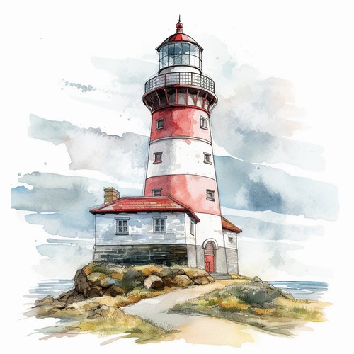 Wandbild leuchtturm maritim - wandbild,
