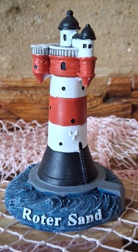 Deko leuchtturm roter sand - deko-leuchtturm,