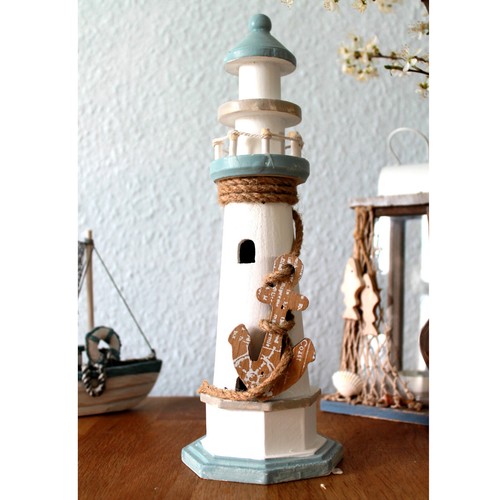 Deko leuchtturm holz mit - leuchtturm, 30