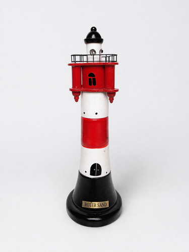 Roter sand leuchtturm holz - leuchtturm,