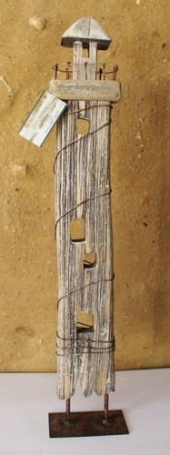 Maritime deko holz - deko, holz-leuchtturm