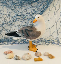 Möwe, zurückblickend, aus