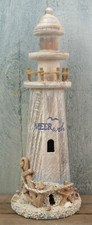 Deko Holz Leuchtturm - MEER